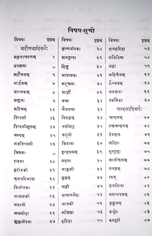 Mahaushadha Nighantu